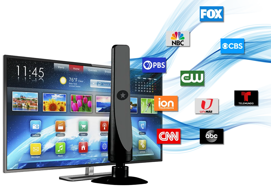 UltraLink HDTV Antenna - Cut the Cord & Enjoy Free HD TV